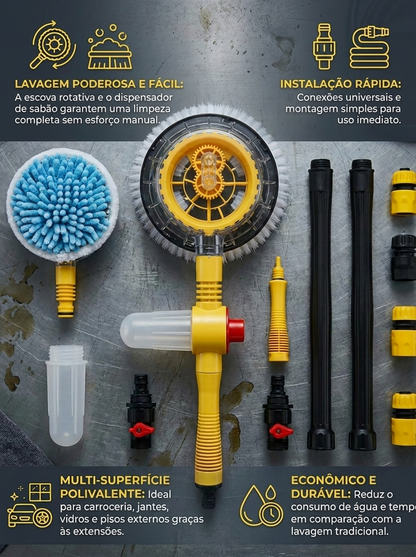 Kit Lavagem Auto Fácil Profissional