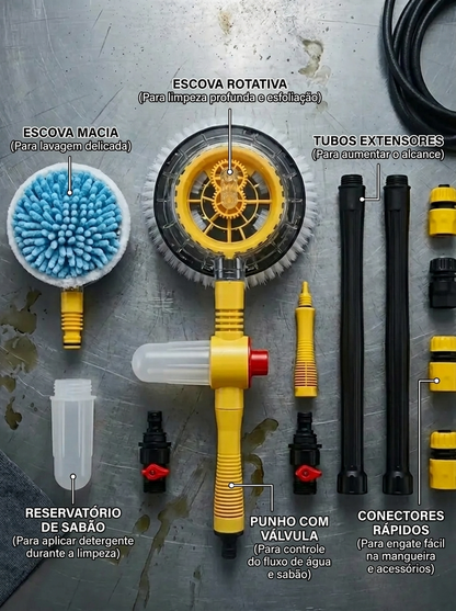Kit Lavagem Auto Fácil Profissional